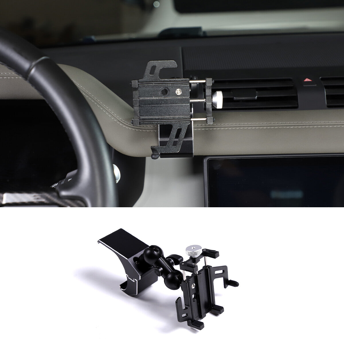 Car Driver Side Mobile Phone Holder For Land Rover Defender 90 20-22 8