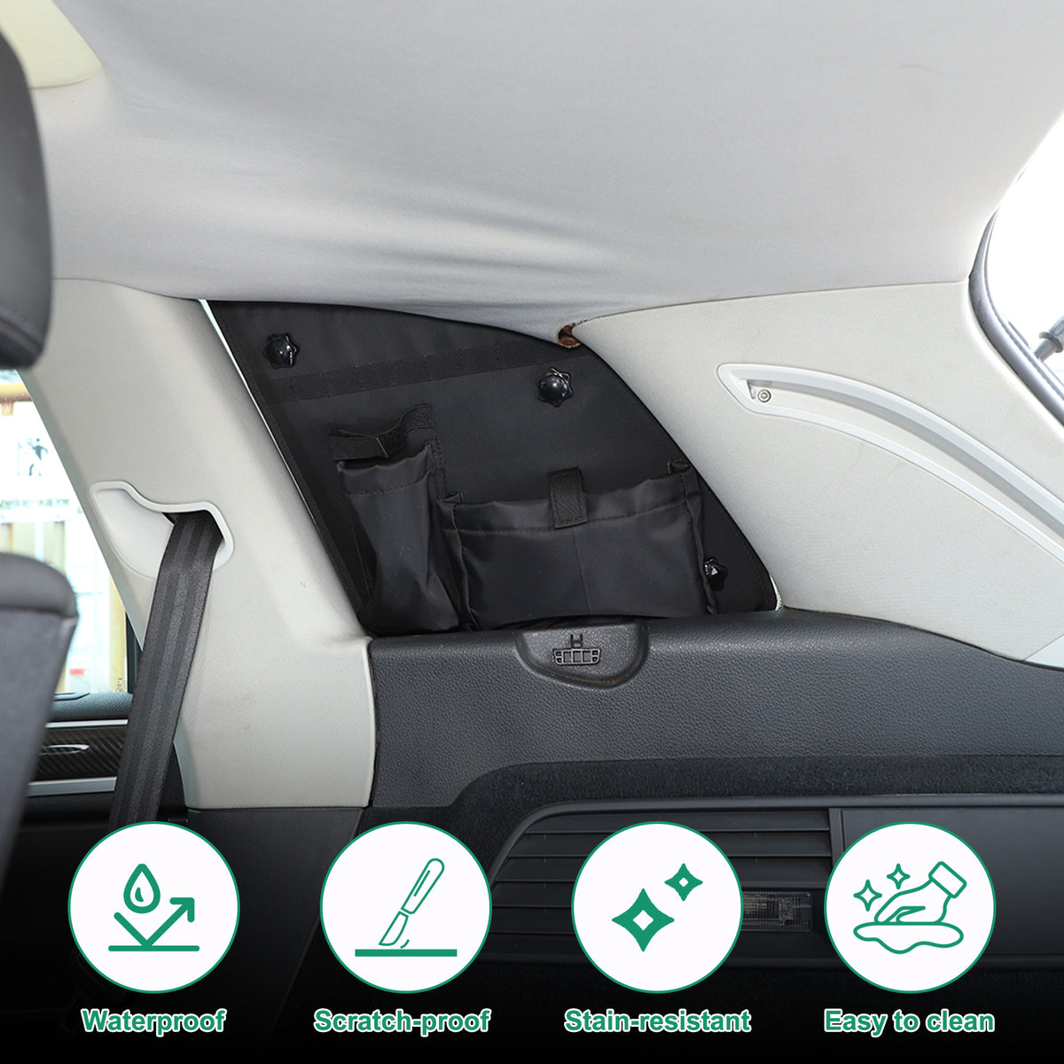Rear Window Right Side Storage Bag Box Organizer For Volkswagen Touareg 2011-18 6