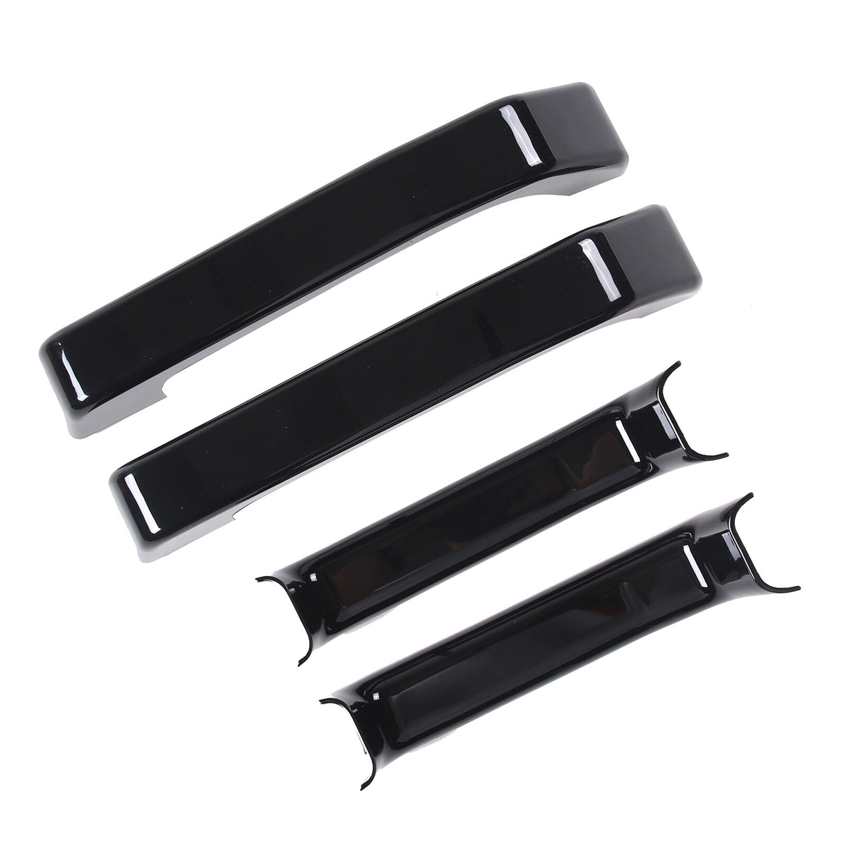 Glossy Piano Black Front Bumper Exterior Trim Cover Set For Hummer H2 2003-2009 - Styles 1-5 57