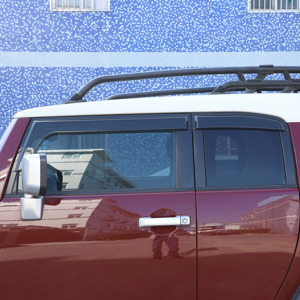 4PCS Weather Shields window visor Sun Visors For Toyot-a FJ CRUISER 2007-2021 US 6