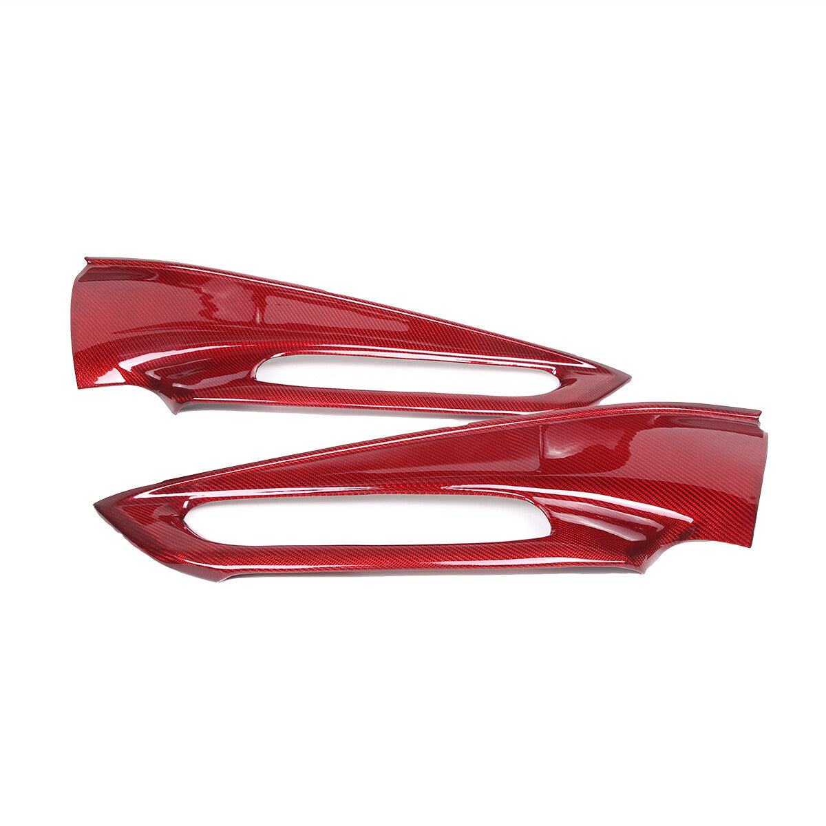 Red Real Carbon Fiber Full Interior Set Decor Trim Kit for Corvette C8 20-25 - Styles 31-35 31