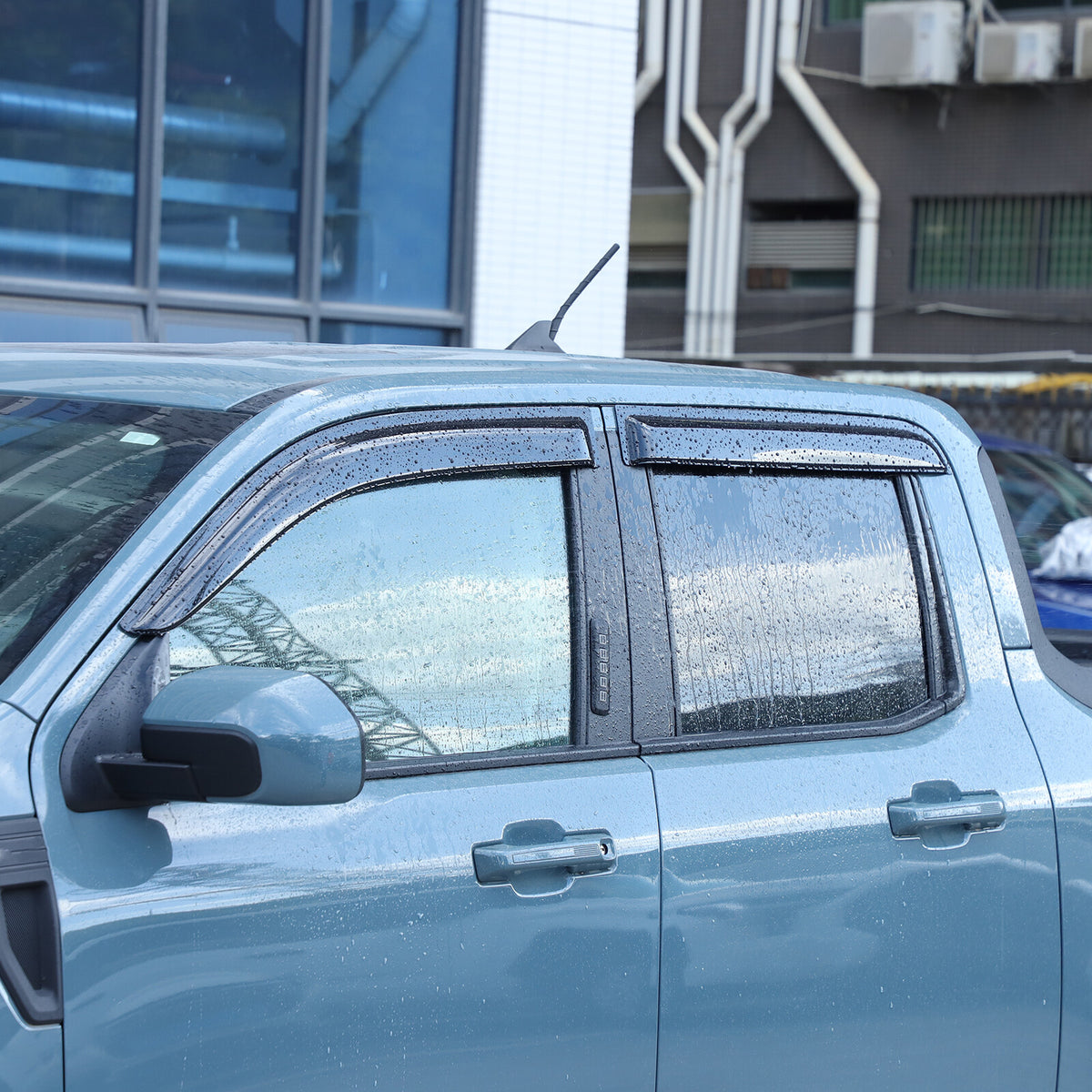 Window Rain Guards Visor Rain Guard Wind Deflectors For Ford Maverick 2022-2024 15