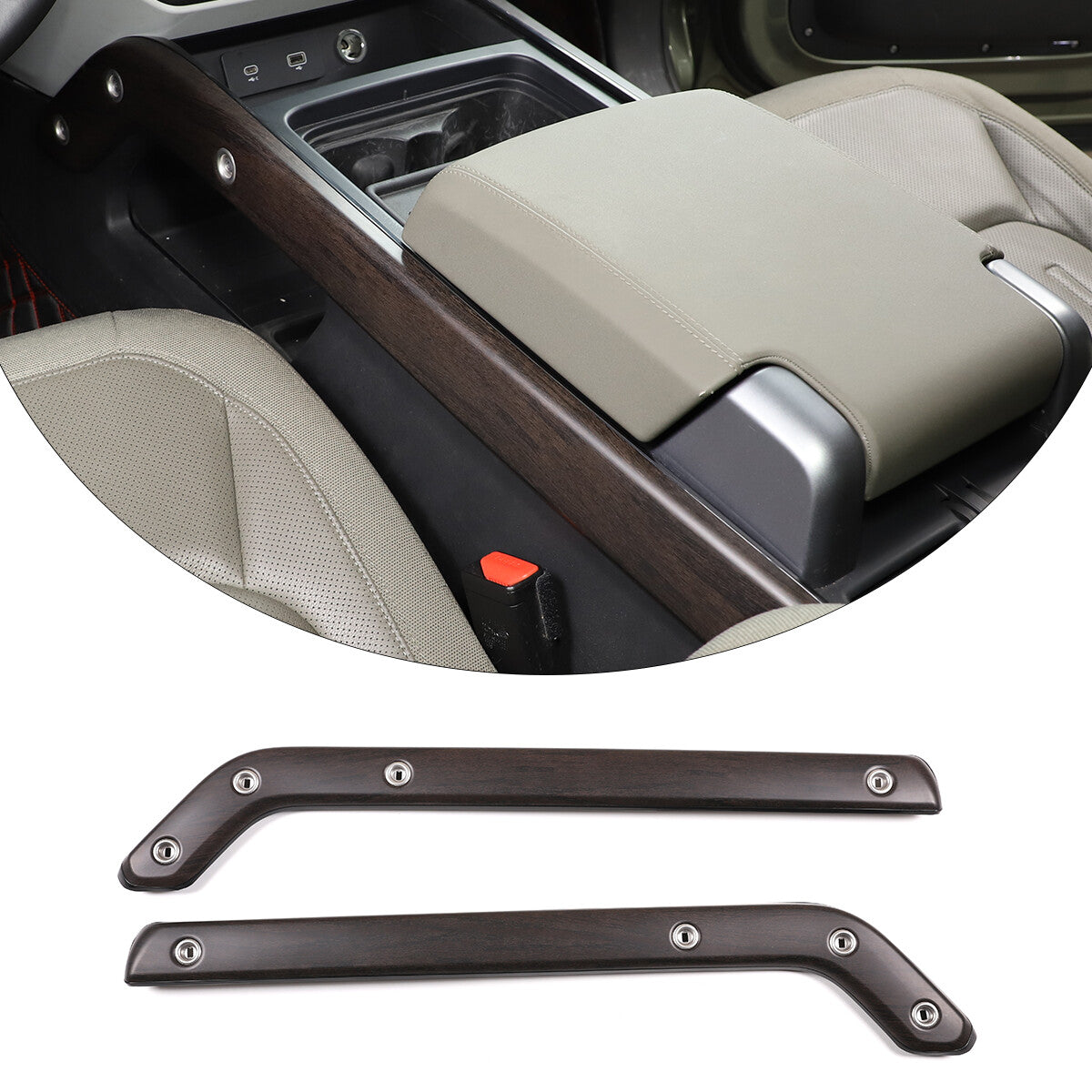 Center Console Trim Kit For Land Rover Defender L663 2020+ US 18