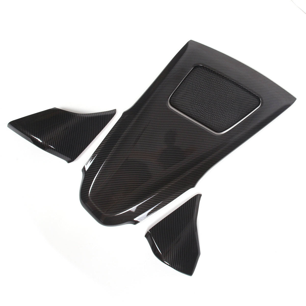 ABS Carbon Fiber Dashboard Instrument Upper Panel Cover For Corvette C8 20-25 14