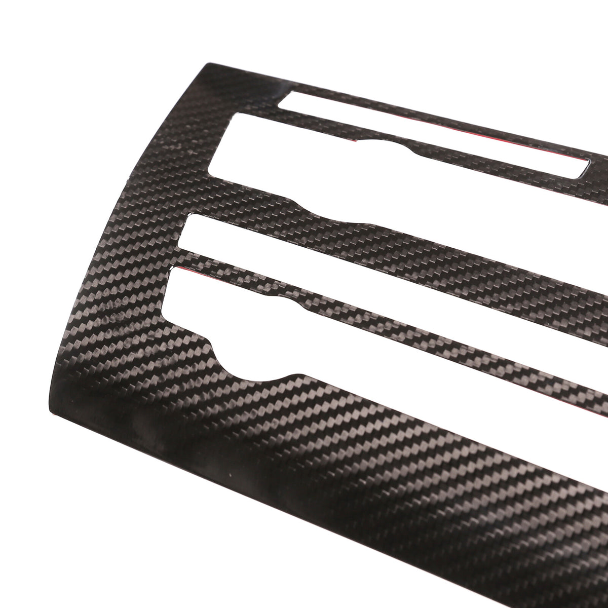 Real Dry Carbon Fiber Center Volume CD Switch Panel Trim For BMW X5 X6 F15 14-18 9