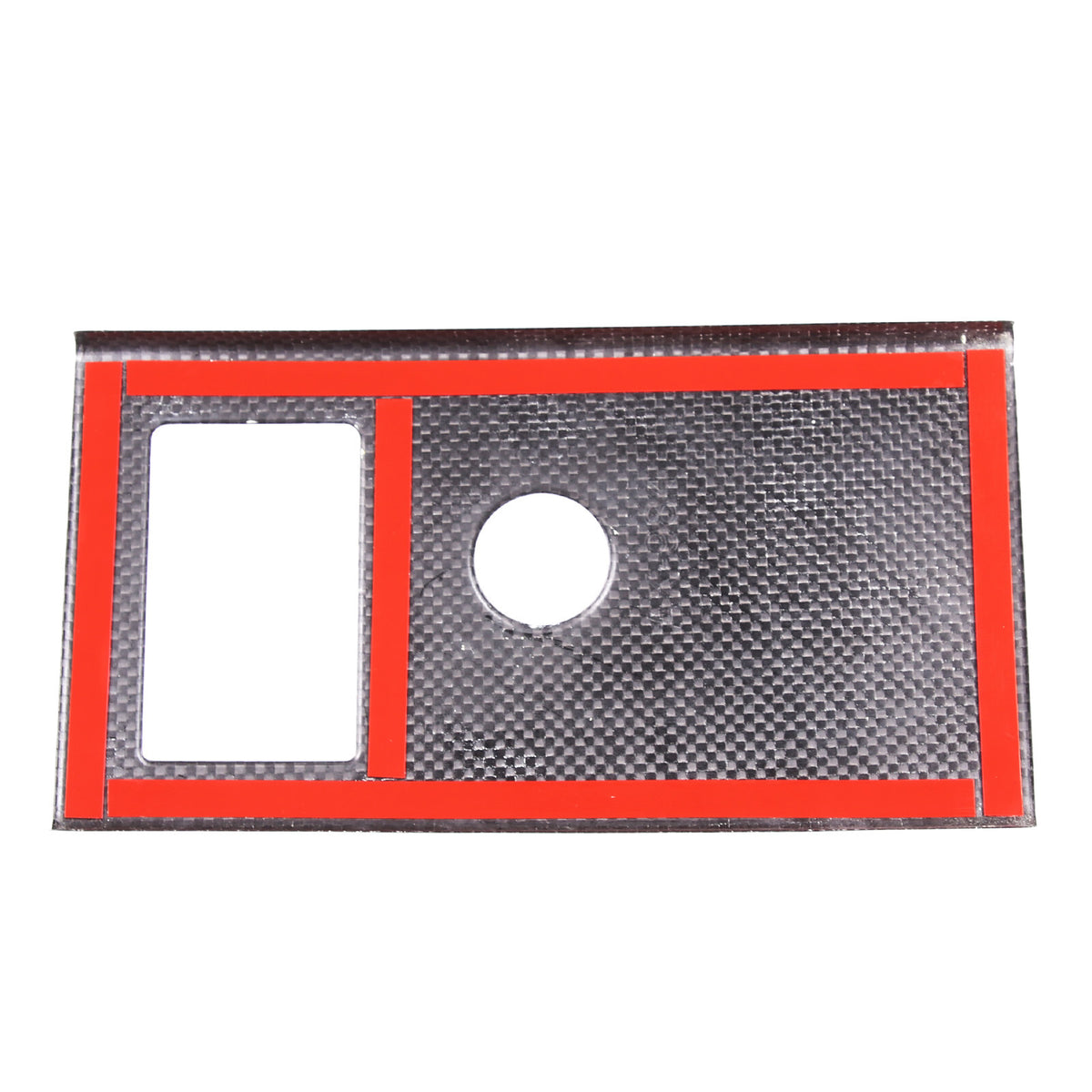 Matte Carbon Fiber enter Gear Shift Panel Trim For Range Rover Vogue 2023-24 2