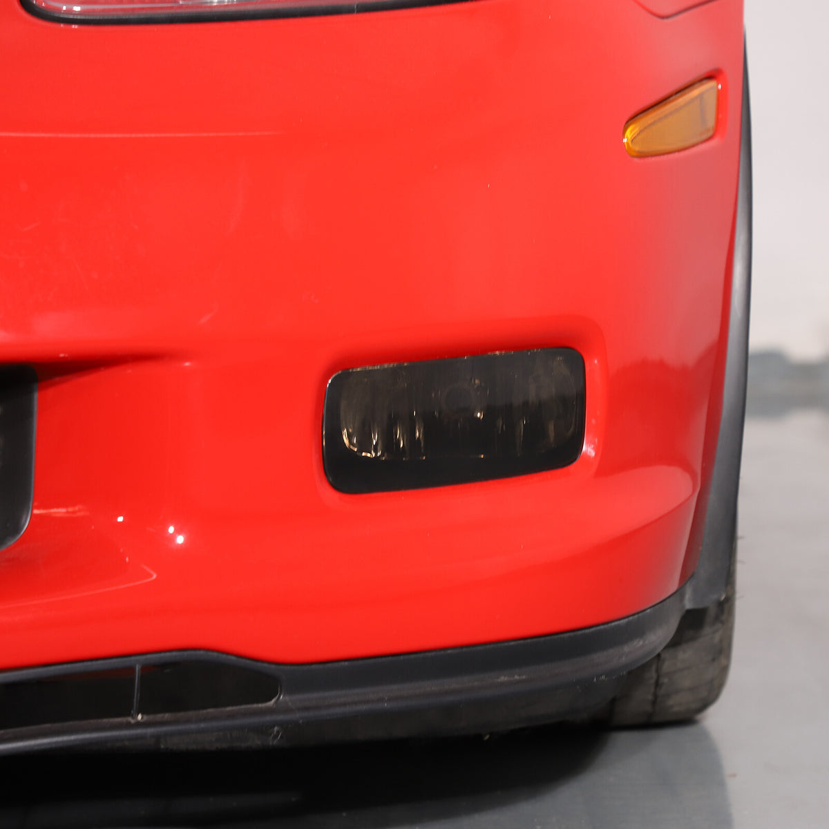 Smoked Black Front Headlight & Rear Tail Light Cover Trim For Corvette C6 05-13 19