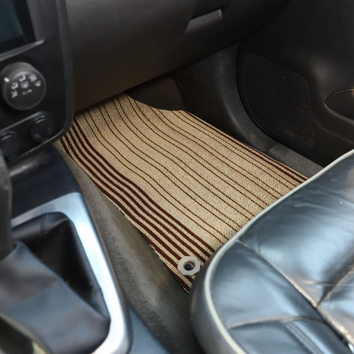 Red Car Floor Mats Cargo Carpets Foot Pads For Hummer H3 2005-2009 17