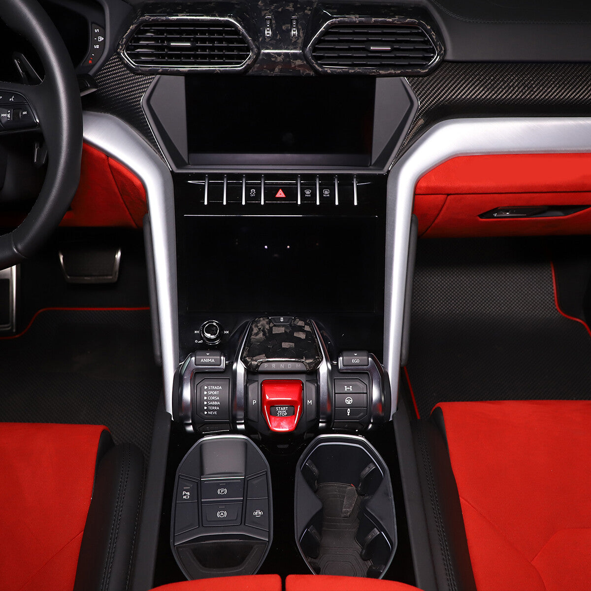 34 Styles Forged Real Carbon fiber Interior Trim Kit For Lamborghini URUS 18-23 - Variants 11-15 5