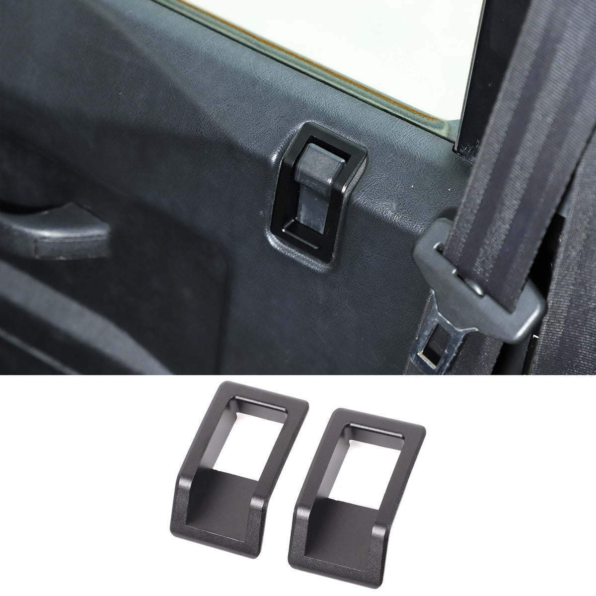 Aluminum Door Latch Outer Trim Cover For Land Rover Defender 90 L316 2004-2018 17