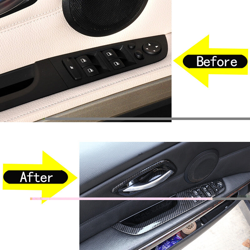 Carbon Fiber ABS Interior Decoration Cover Trim Kit For BMW 3 Series E90 2005-12 - Variants 6-10 41