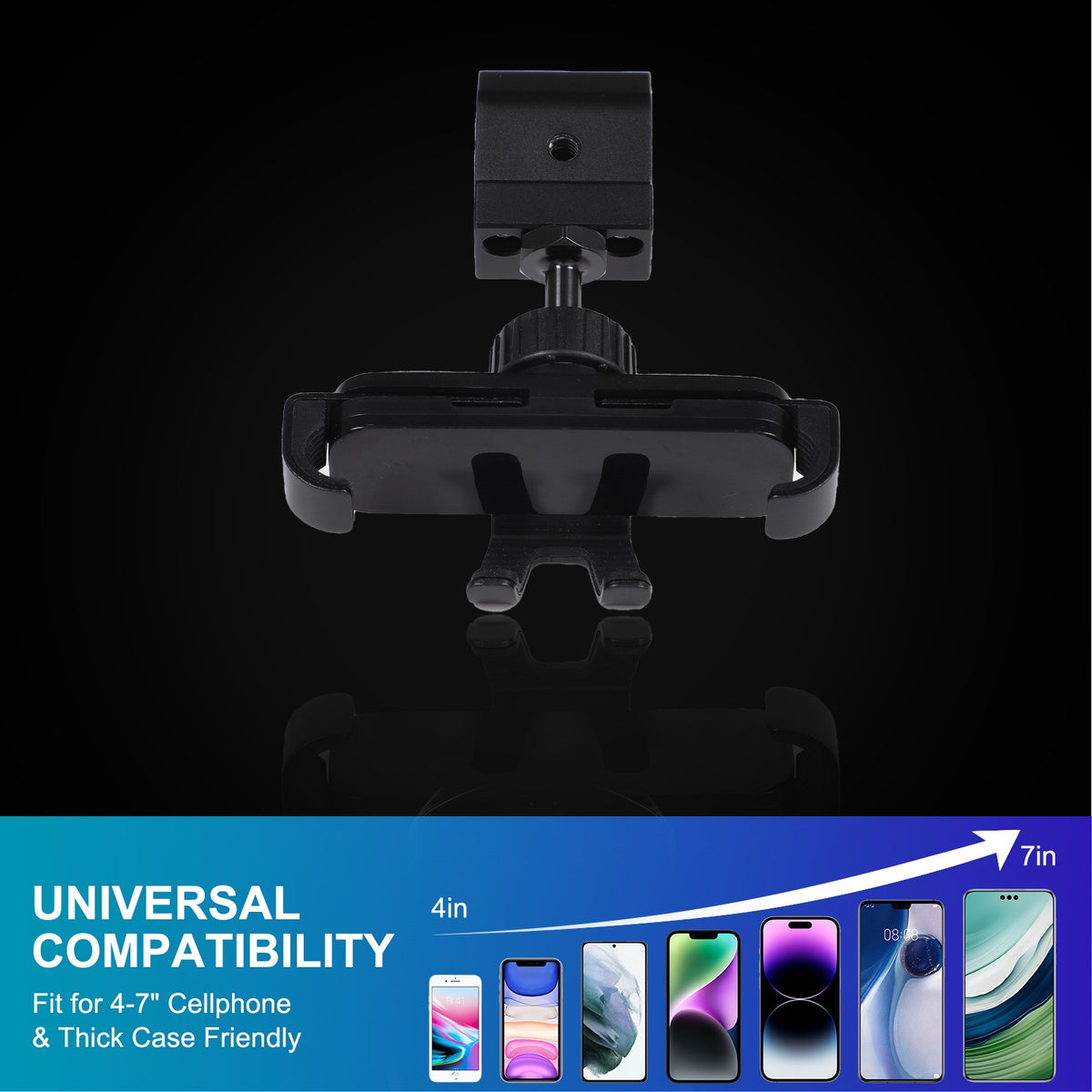 Navigation Screen Phone Mount Bracket For Toyota Land Cruiser LC250 2024+ US 6