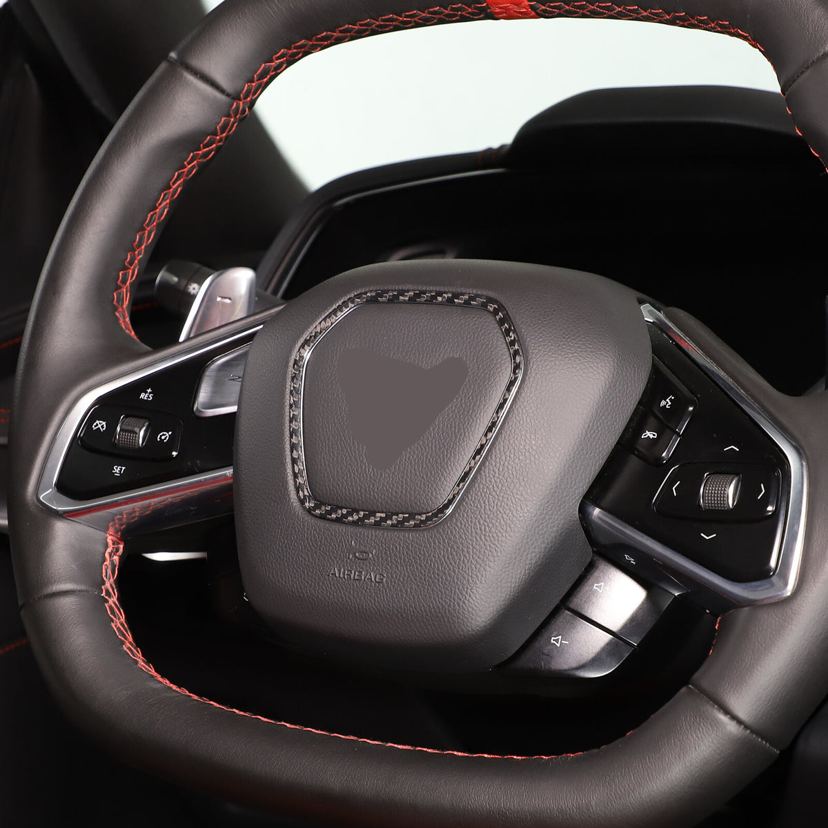 Real Dry Carbon Fiber Full Interior Set Cover Trim Kits For Corvette C8 2020-25 - Styles 31-35 2
