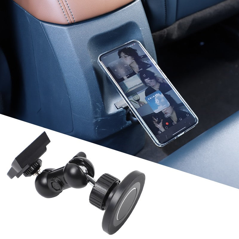 Magnetic Rear Seat Extendable Phone Mount Bracket For Ford Maverick 2022+ US 23