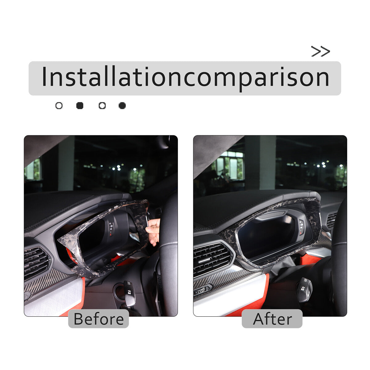 34 Styles Forged Real Carbon fiber Interior Trim Kit For Lamborghini URUS 18-23 - Variants 1-5 52