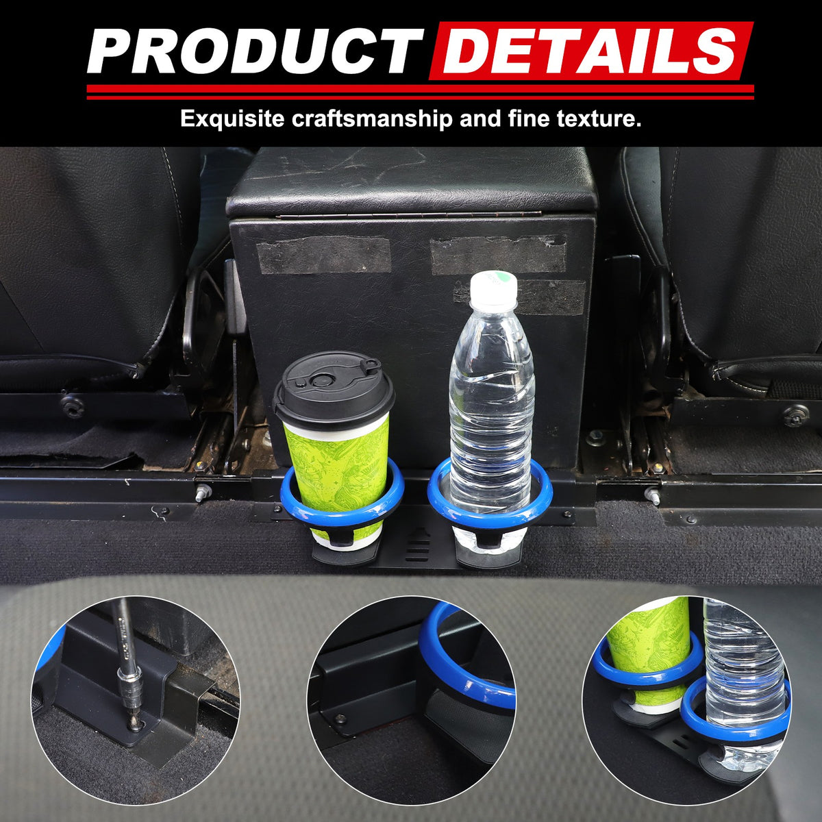 Steel Center Armrest Box Rear Cup Holder Bracket For LR Defender L316 2004-18 18