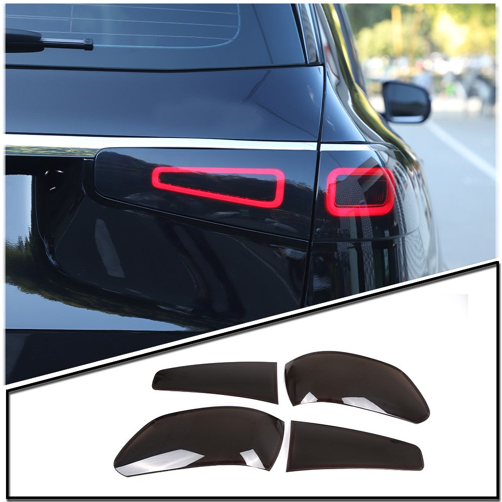 Smoked Tail Light Cover Rear Light Guard Bezel Trim For Benz GLS 20-22 US 11