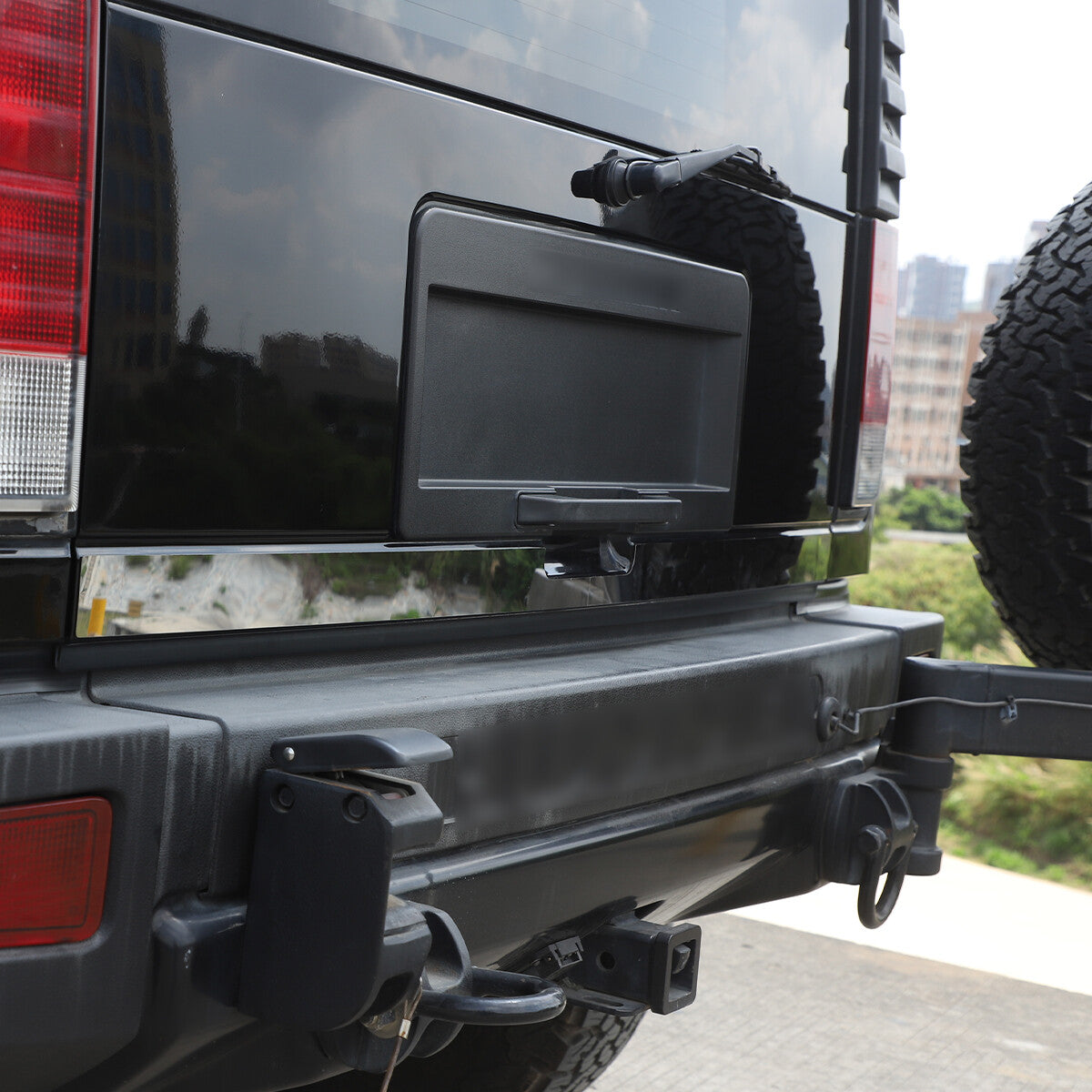 Stainless Steel Tailgate Accent Trim 1 Pc Set For Hummer H2 2003-2009 US 3