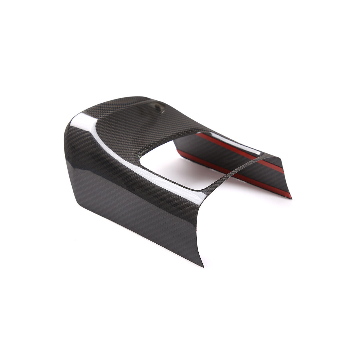 Carbon fiber Rear storage compartment box cover trim For Toyota Supra 19-24 10