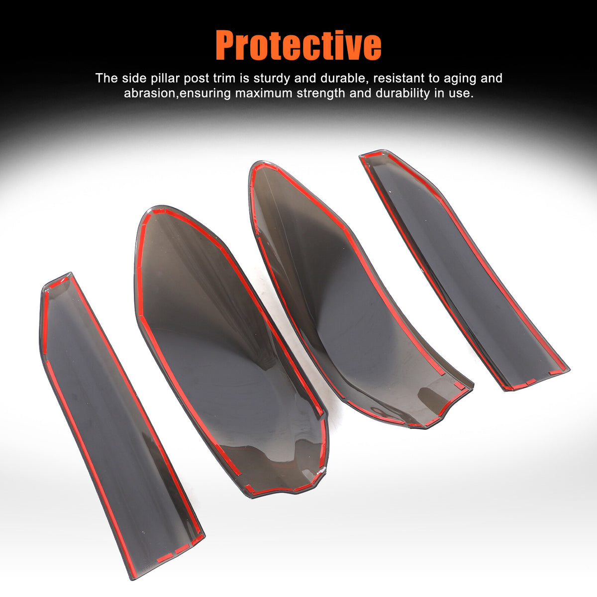 Smoked Rear Tail Light Guard Decor Cover Trim Bezels For BMW X6 G06 2020-2026 9