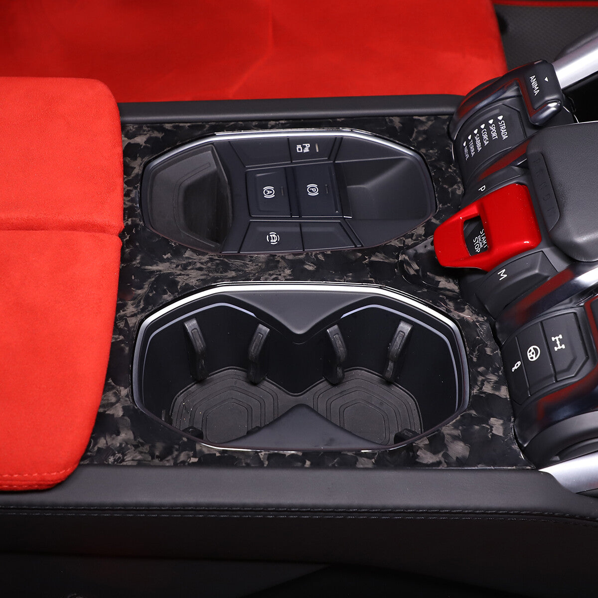 34 Styles Forged Real Carbon fiber Interior Trim Kit For Lamborghini URUS 18-23 - Variants 16-18 24