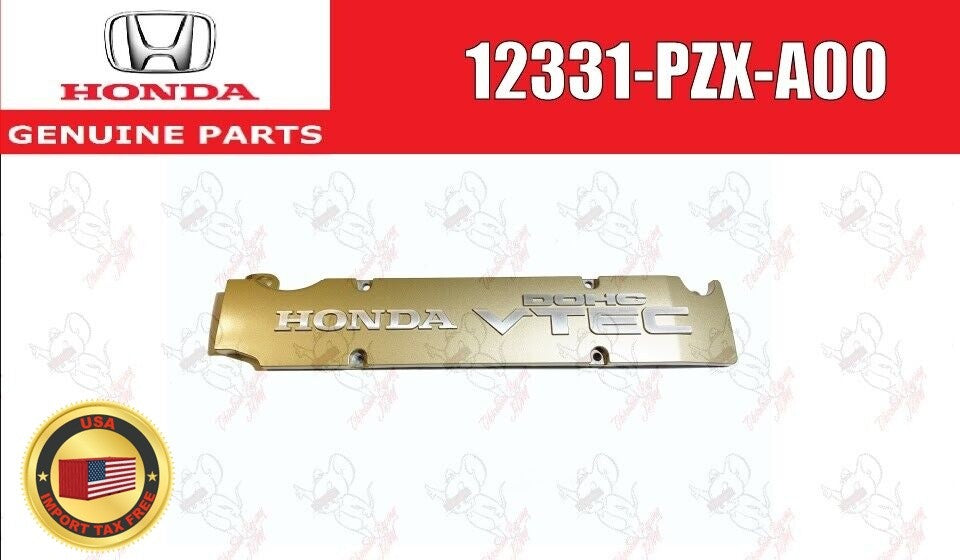 HONDA GENUINE S2000 AP2 F22C SPARK PLUG IGNITION COIL GOLD COVER OEM 1