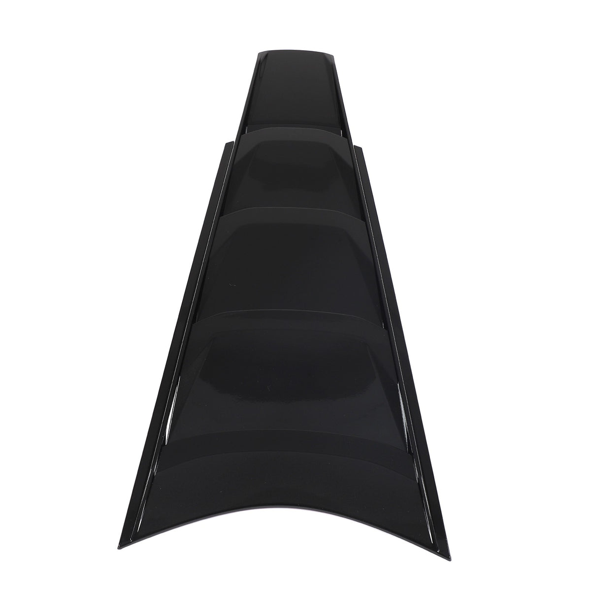 Piano Black Rear Split Window Applique Louver Trim For Corvette C8 Z51 2020+ 17