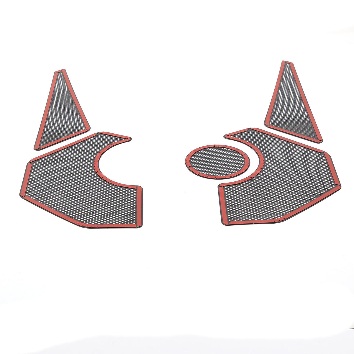 Engine Bay Side Black Stainless Steel Cover Plate Net For 20-26 Corvette C8 US 13