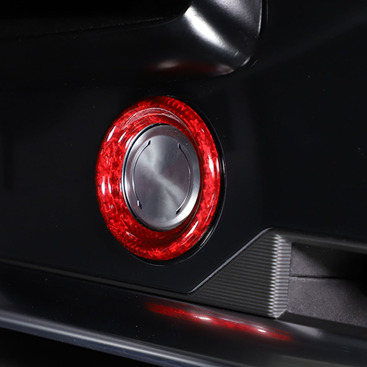 Red Real Carbon Fiber Full Interior Set Decor Trim Kit for Corvette C8 20-25 - Styles 21-25 26