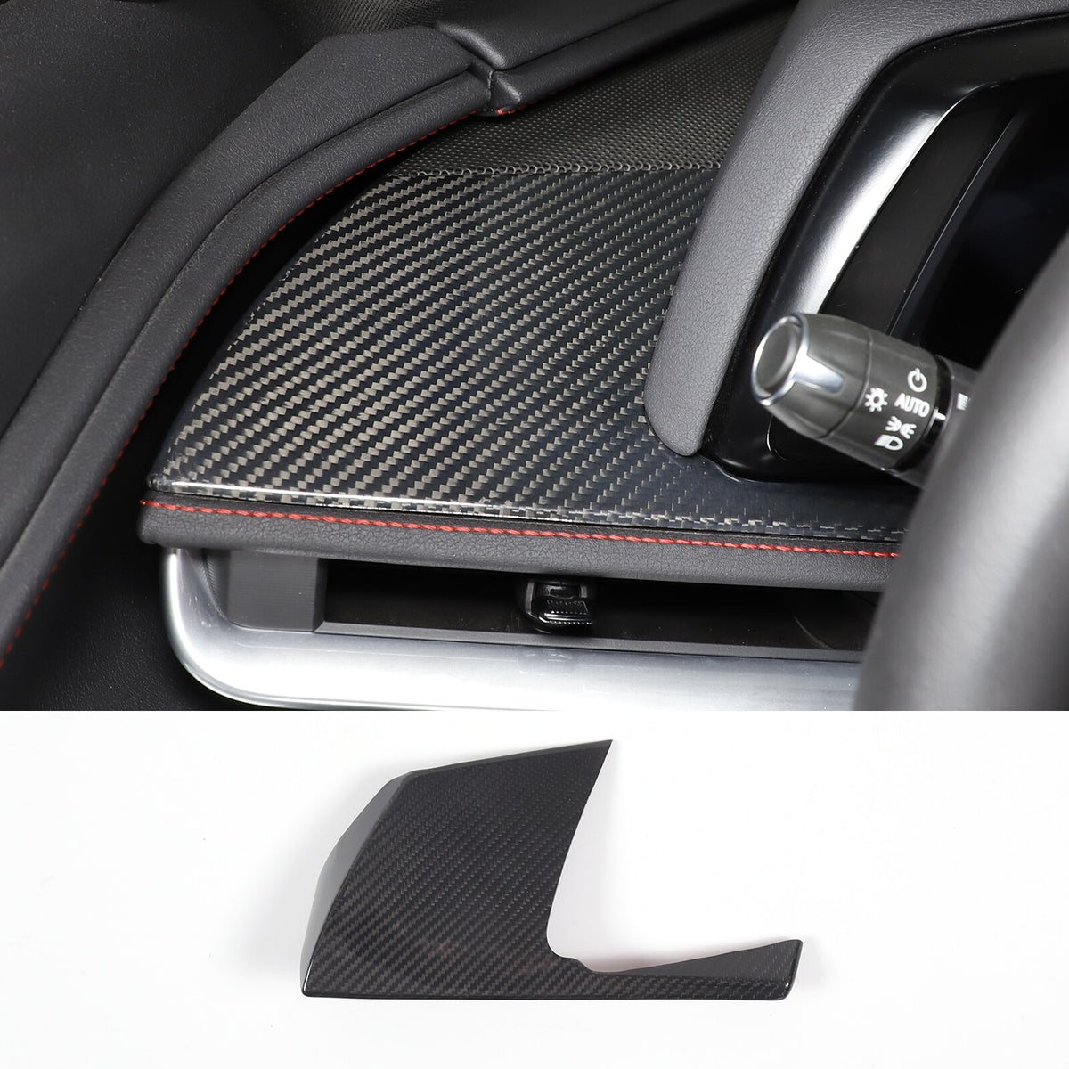 Real Dry Carbon Fiber Full Interior Set Cover Trim Kits For Corvette C8 2020-25 - Styles 31-35 3