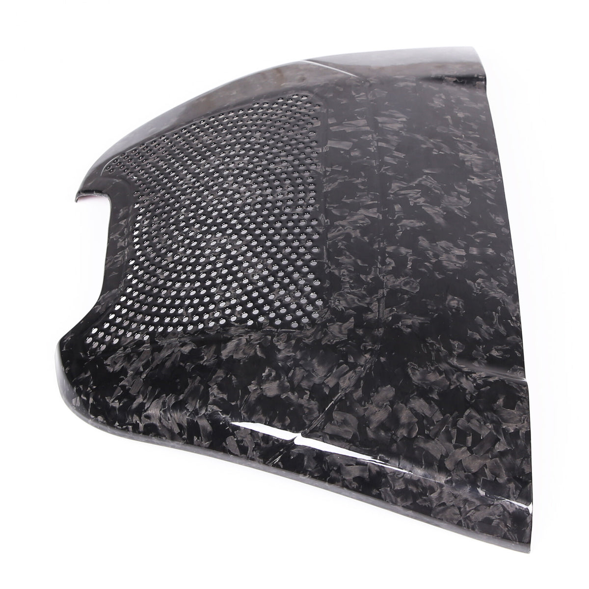 Forged Carbon Fiber Rear Charger Speaker Cover Trim For Corvette C8 Convertible 4