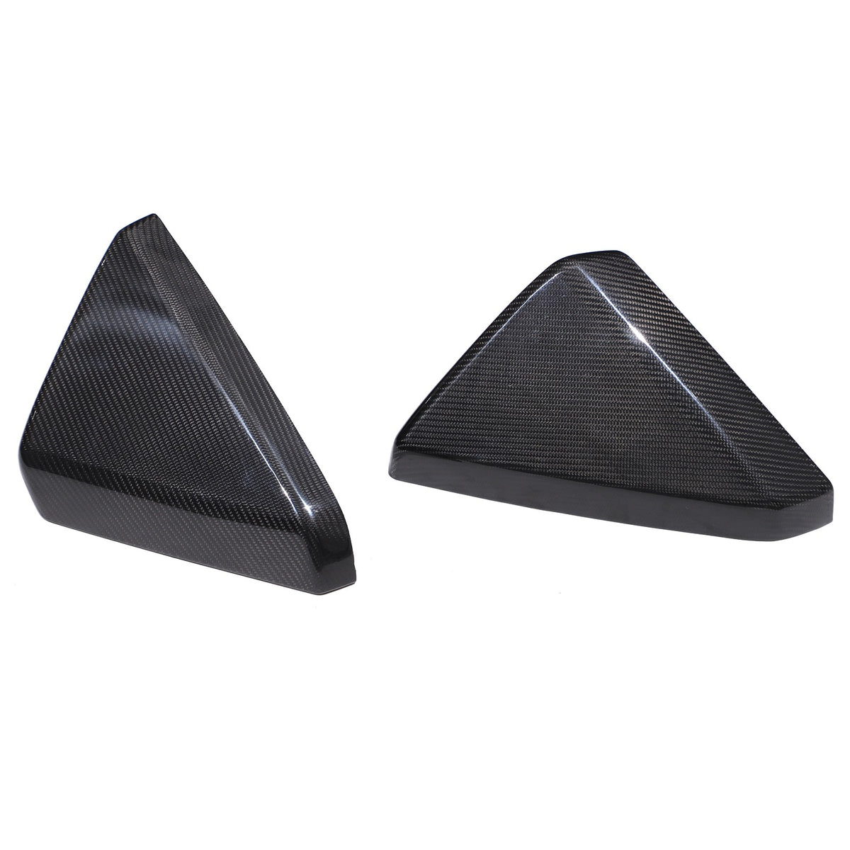 Real Carbon Fiber Side Mirror Cover Trim For Tesla Cybertruck 2024+ 4