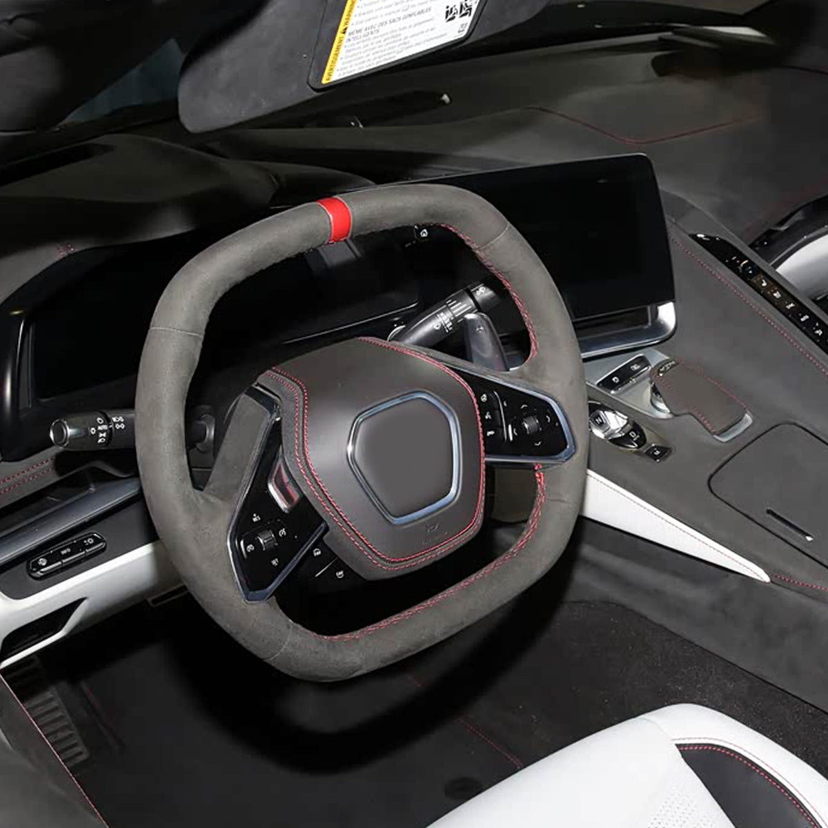 Carbon Fiber ABS Dashboard Side Air Vent Trim Cover For Corvette C8 2026+ US 8