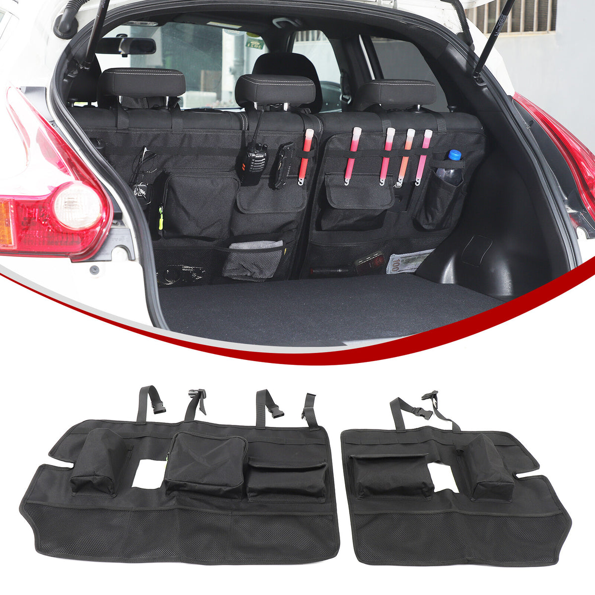 Rear Seat Back Hanging Organizer Storage Bag For Nissan Juke 2011-2019 1