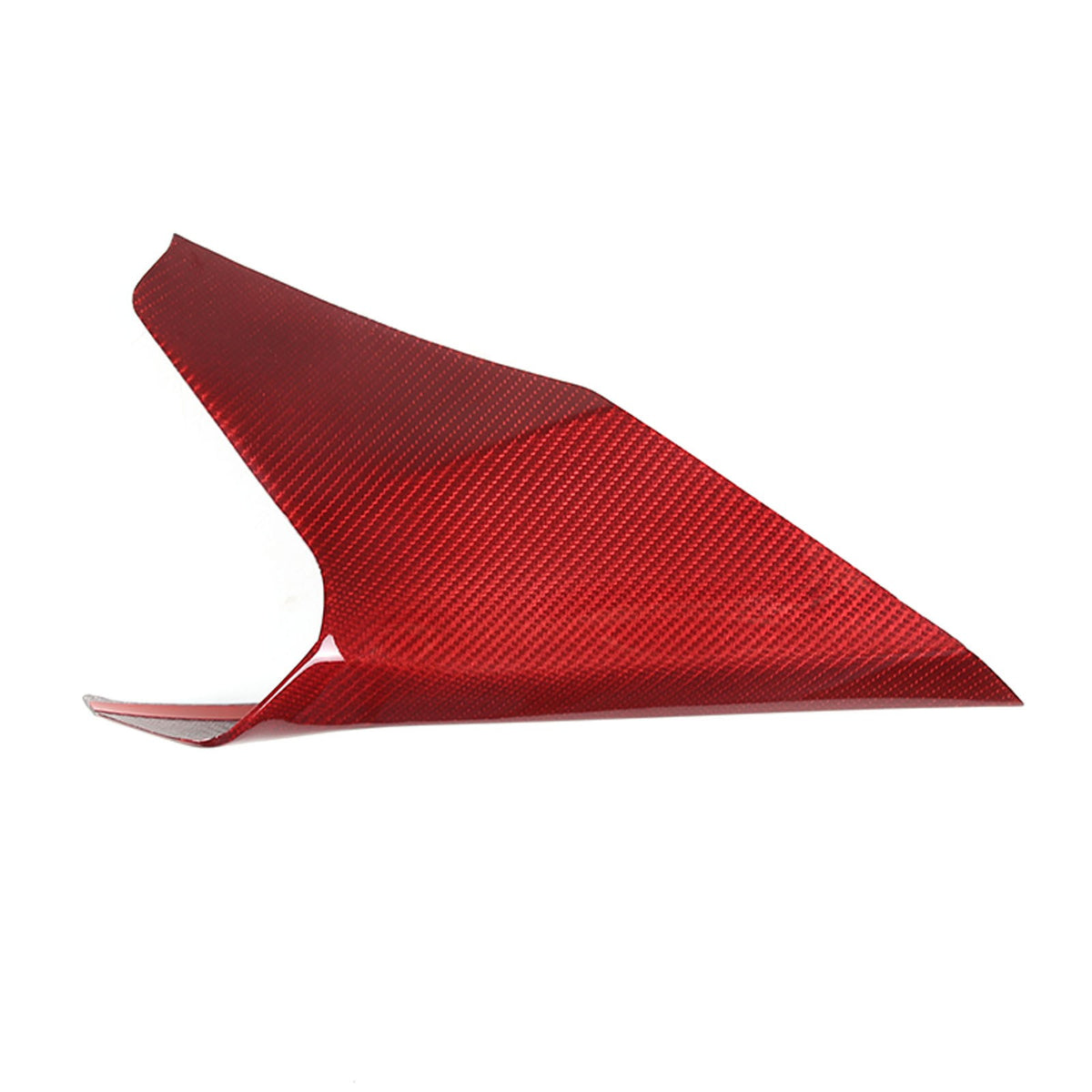 Red Real Carbon Fiber Center Gear Shift Side Panel Trim For Toyota Supra A90 19+ 3