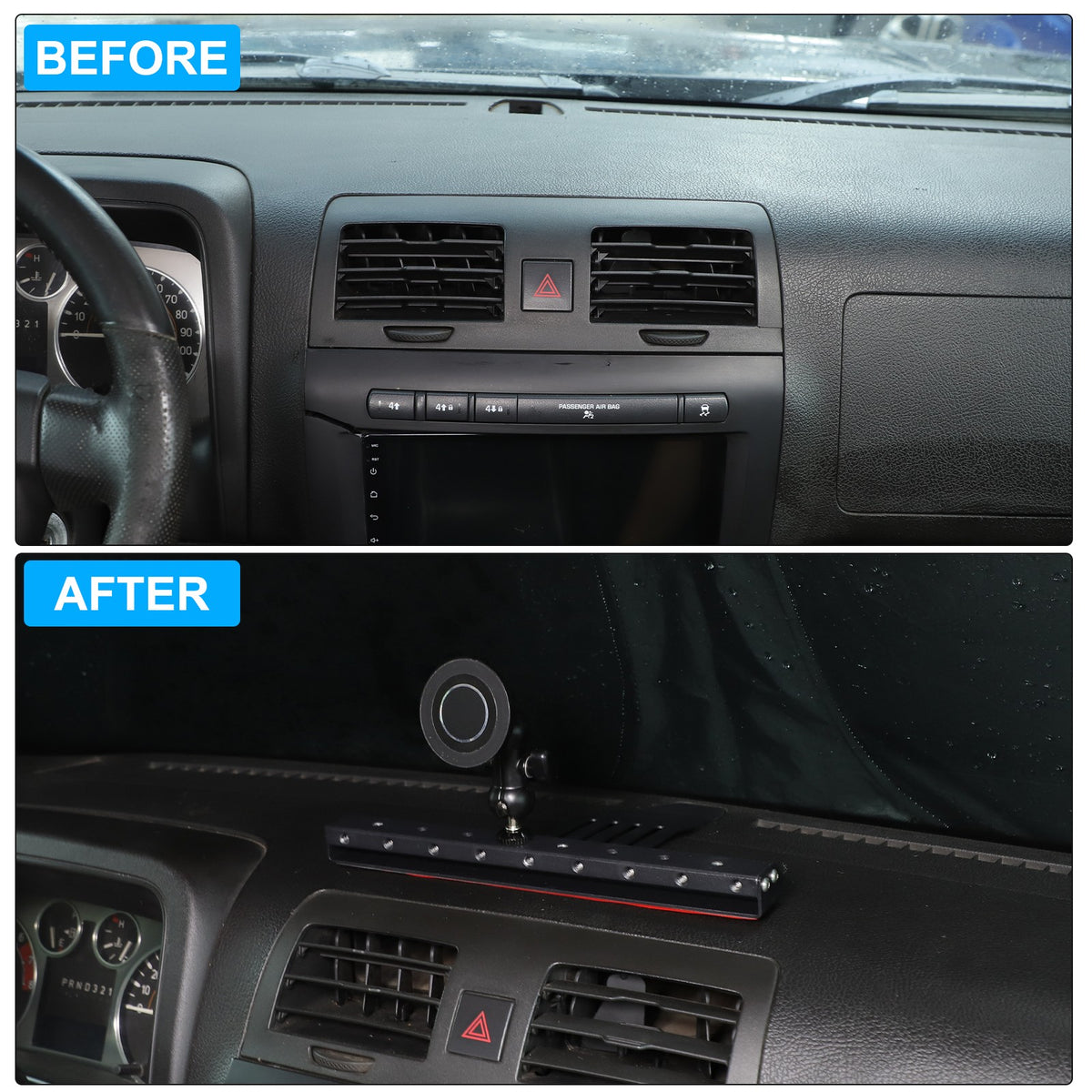 Magnetic Multifunctional Phone Holder Bracket For Hummer H3 2005-2009 16