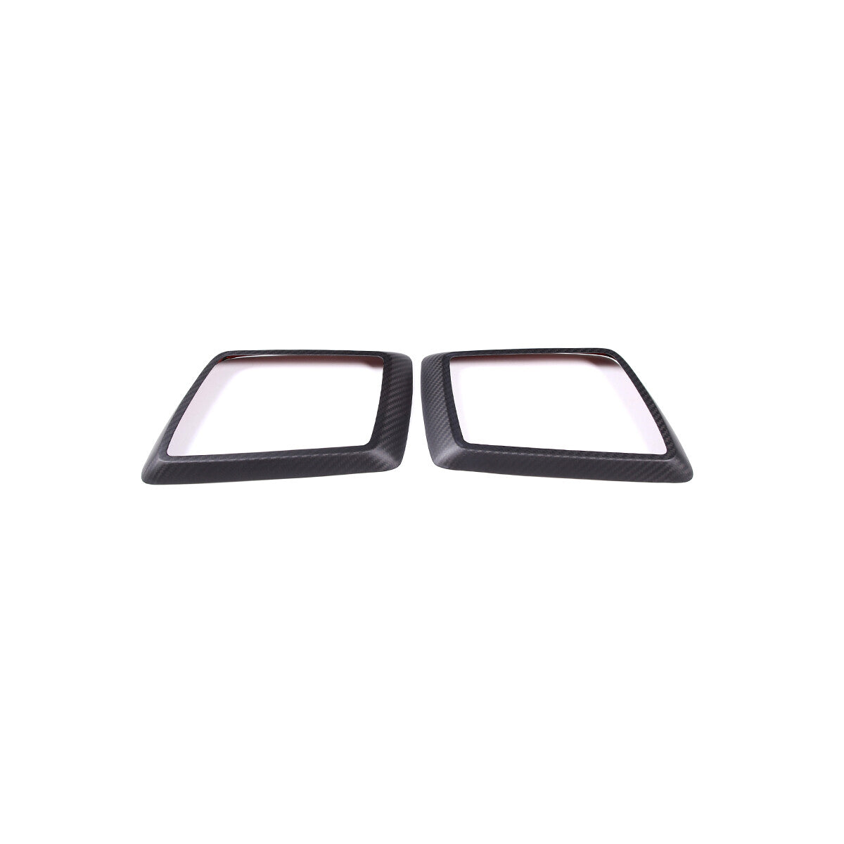 Real Carbon Fiber Car Hood Turn Signal Light Cover Frame For Benz G class 19-26 3