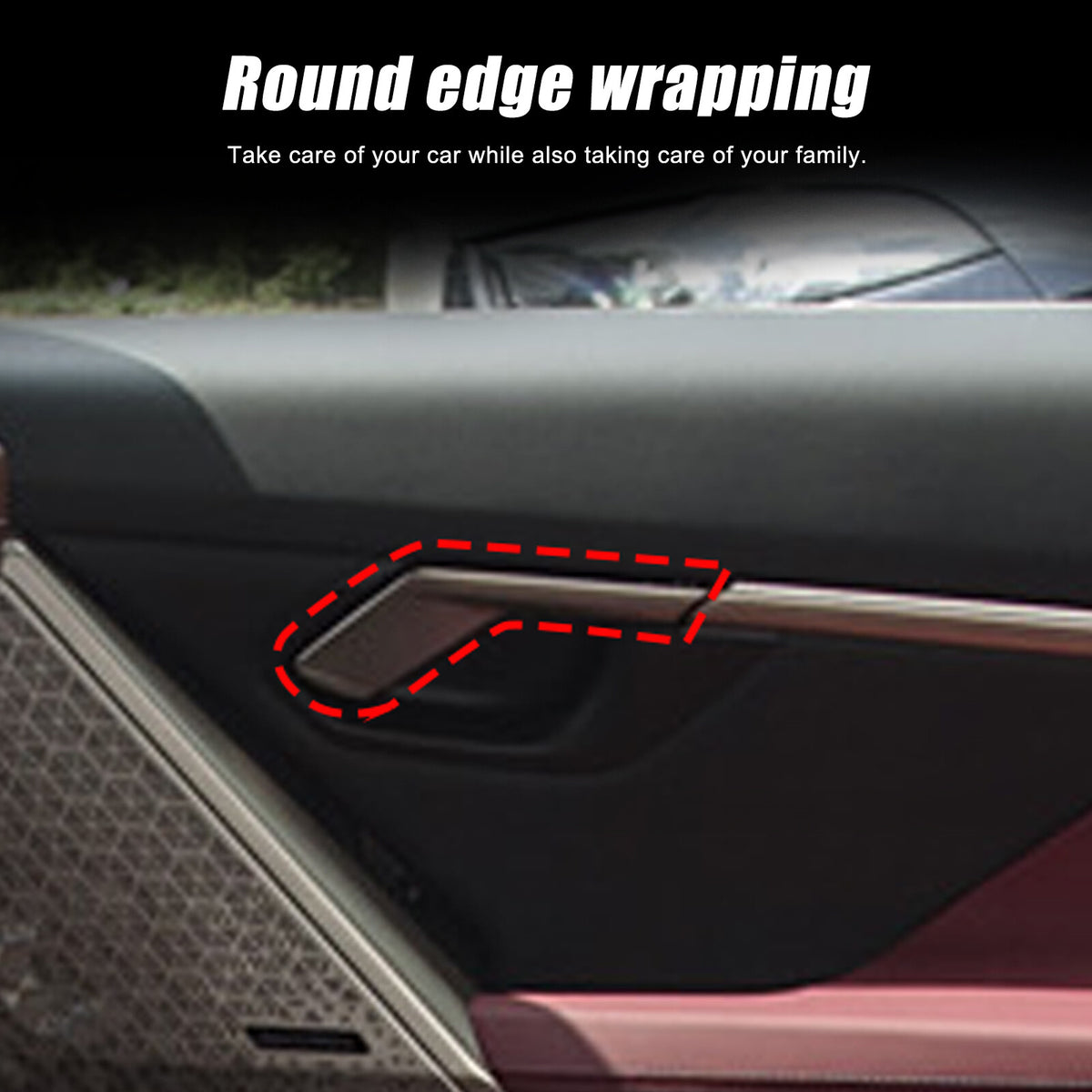 Real Carbon Fiber Interior Door Handle Cover Trim for BMW 5 Series G60 2024+ 9