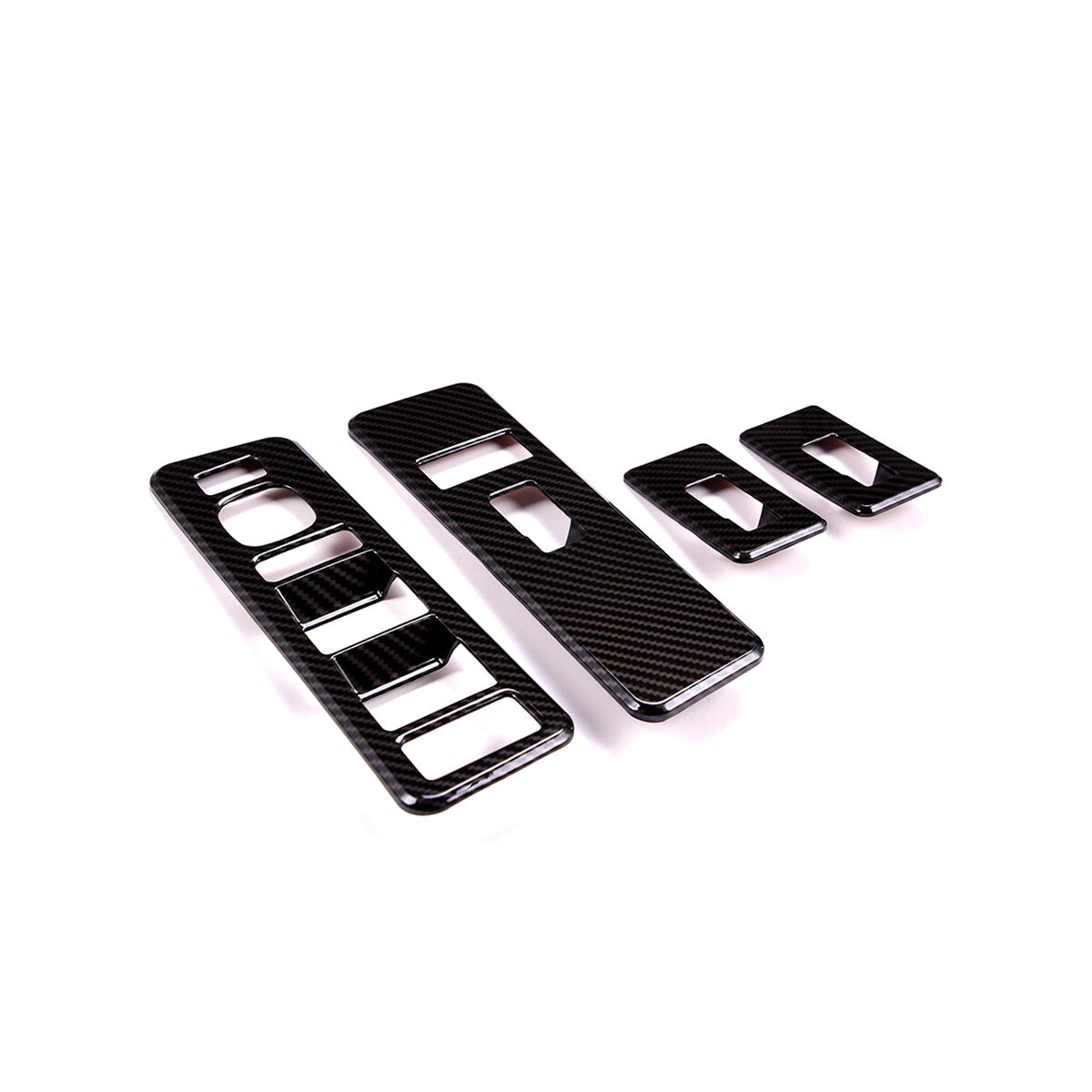 ABS Carbon Fiber Interior Full Set Panel Cover Trim for Hummer H2 2003-2007 - Styles 1-5 35