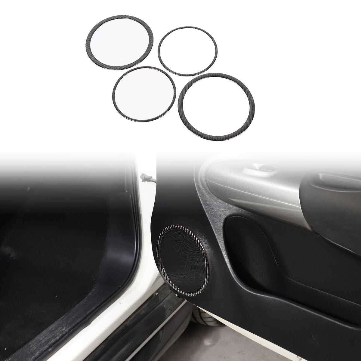 Soft Carbon Fiber Interior Center Console trim Sticker For Nissan Juke 2011-2019 149