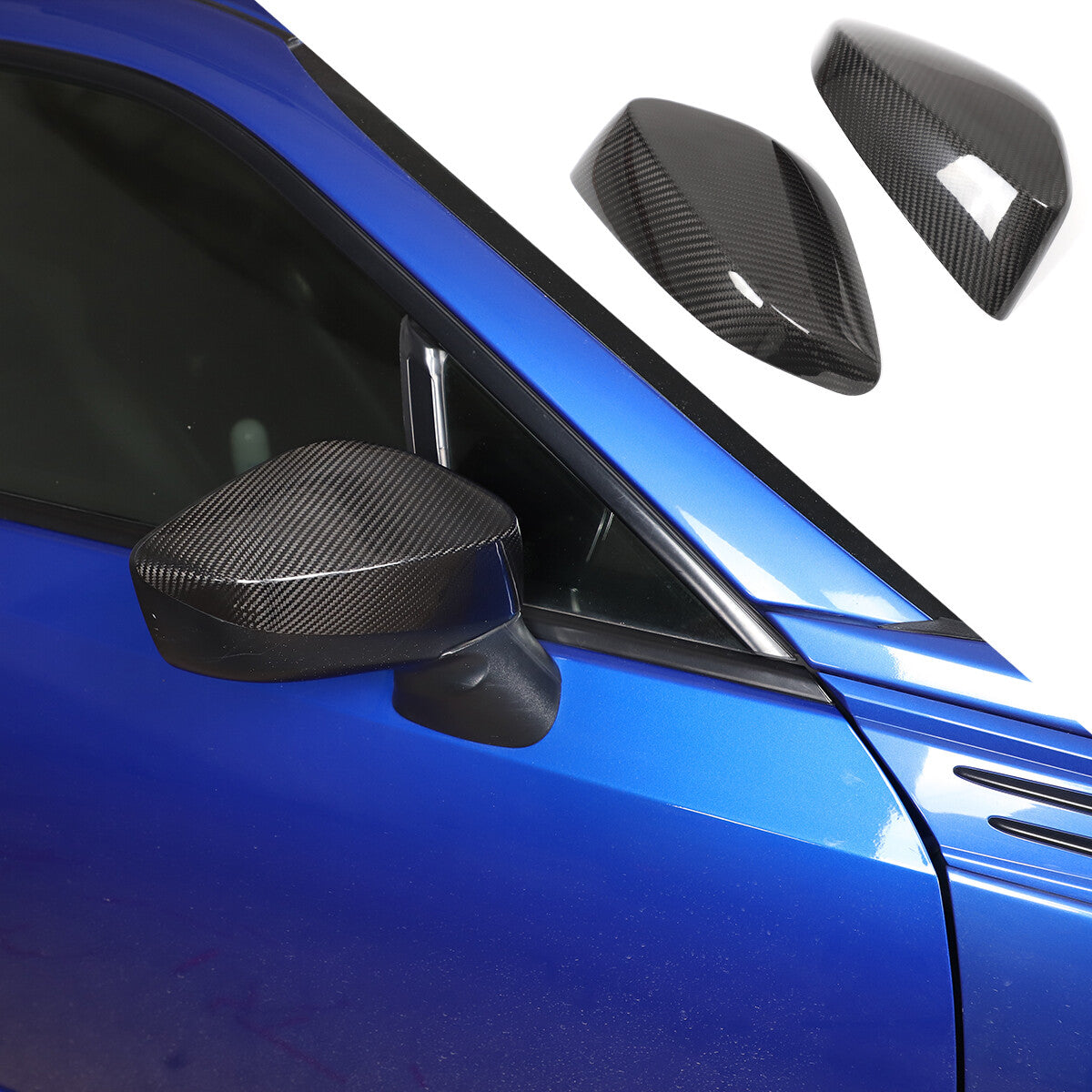 Real Carbon Fiber Side Mirror Cover Cap For 2013-20 Subaru BRZ Scion FR-S GT86 2