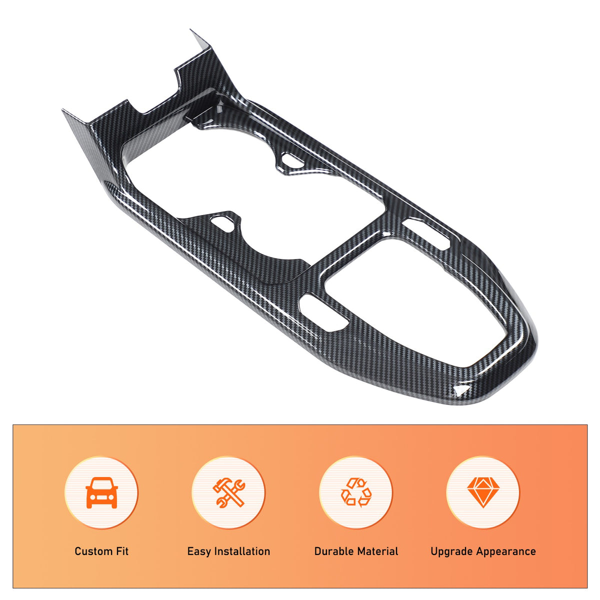 ABS Carbon fiber Interior Cover Trim Decor Accessories For Kia K4 2025+ 7