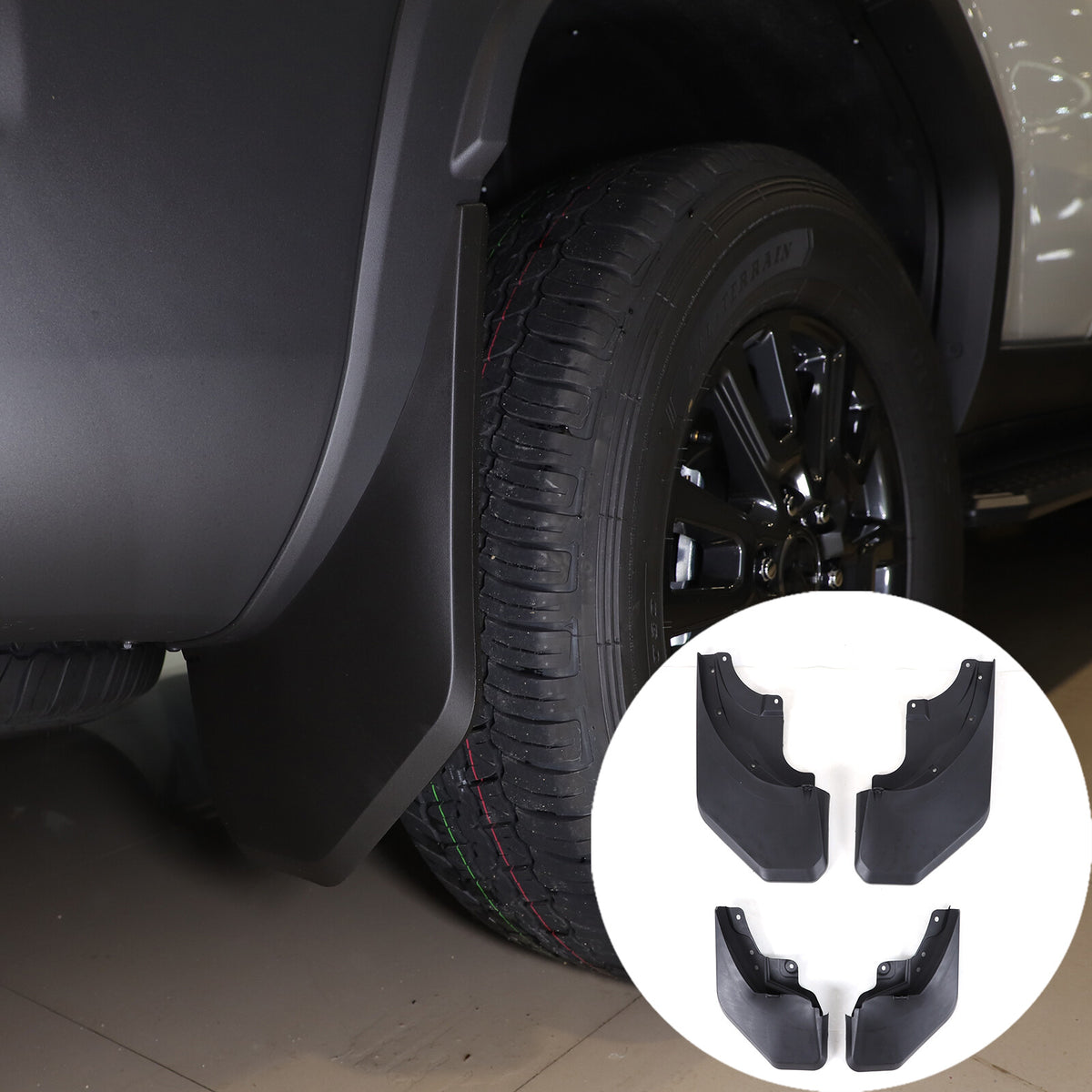 Mud Flaps Splash Guards Mudguard for Toyota Land Cruiser Prado LC250 2024+ US 17