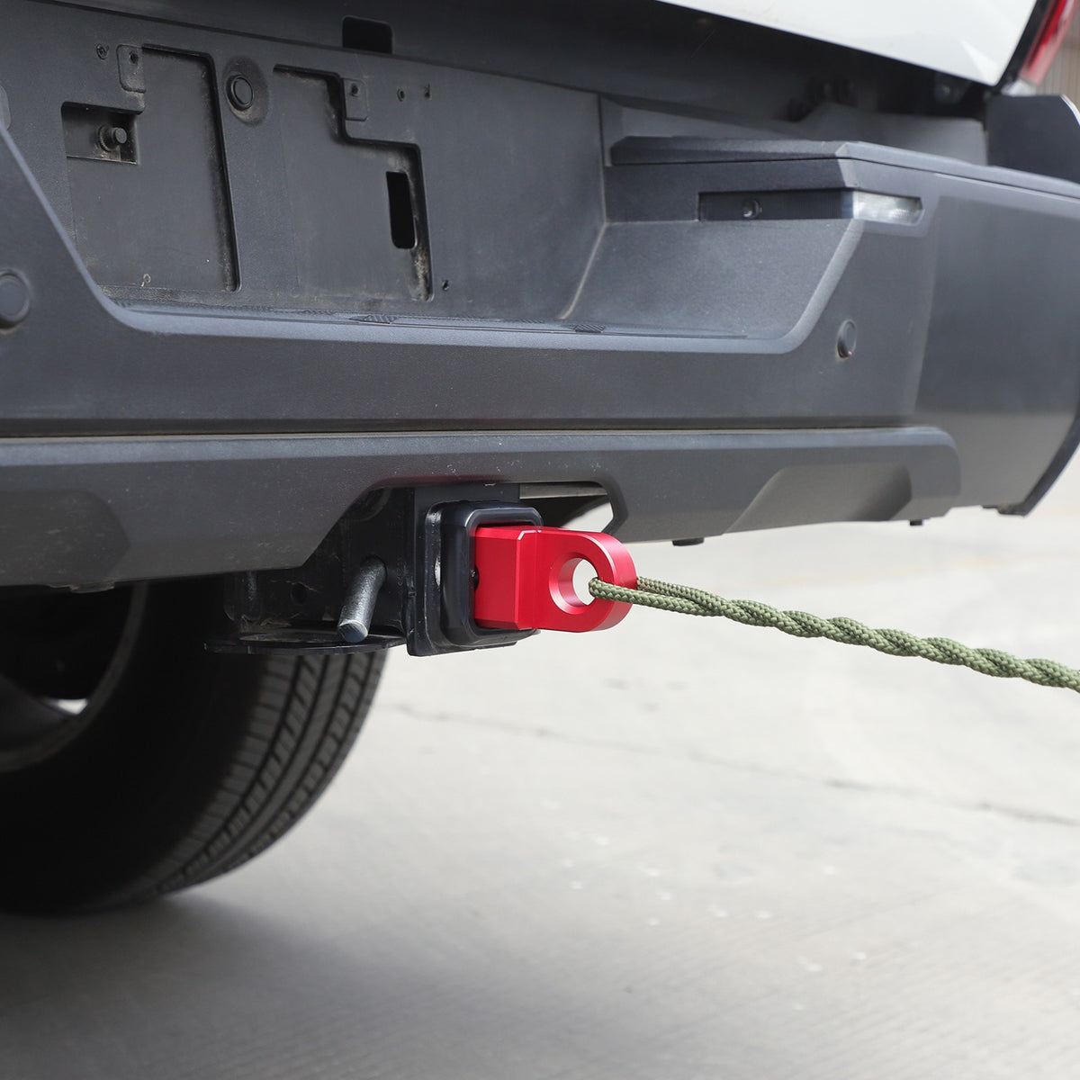 Red Aluminum Alloy Trailer Mount Receiver Hitch Tow Hook For Toyota Tundra 2022+ 11