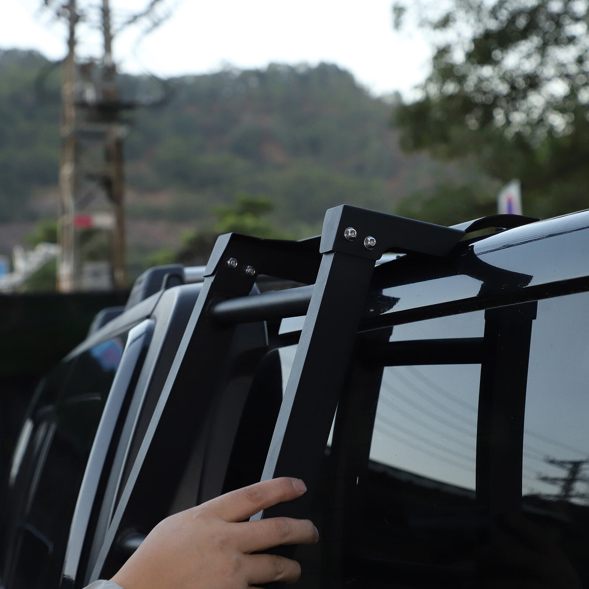 Back Rear Roof Ladder Tailgate Driver Side Rack Basket For Hummer H3 2005-09 US 16