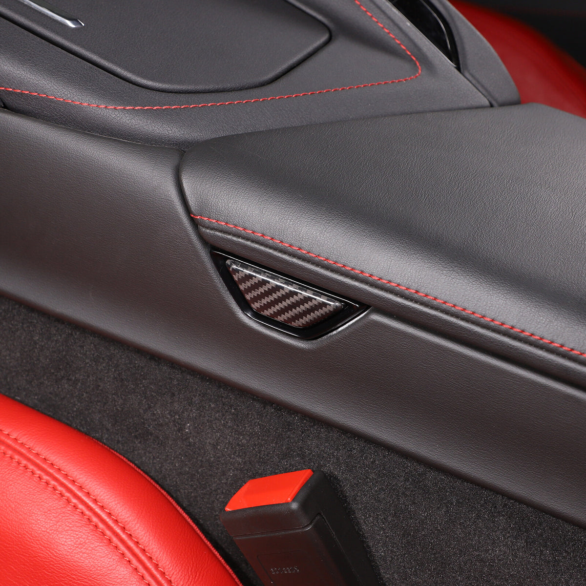 Real Dry Carbon Fiber Full Interior Center Set Trim Kit For Corvette C8 20-25 US - Styles 1-5 37