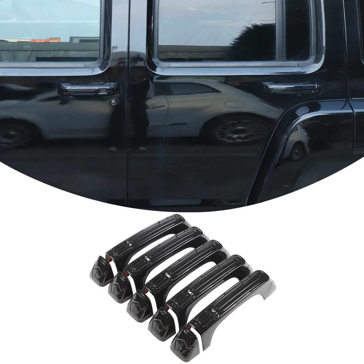 ABS Door + Tailgate Handle Cover Trim Bezel For Hummer H3 2005-2009 US 2