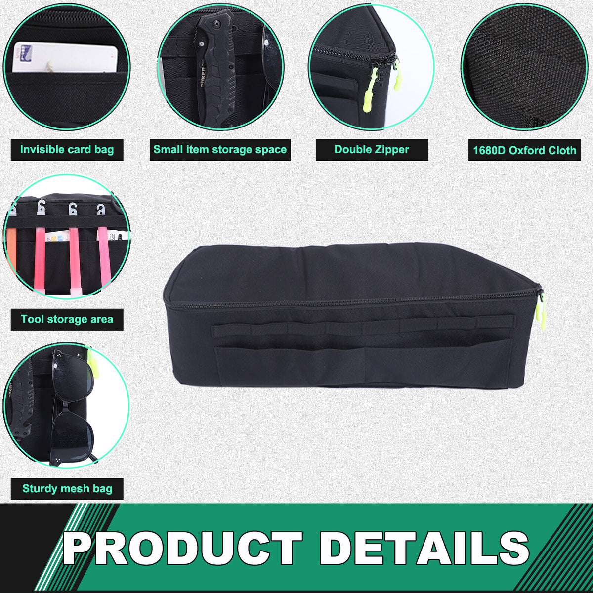 2x Rear Trunk Storage Bag Pockets Organizer Fit For Jaguar XJ X351 2010-2019 6