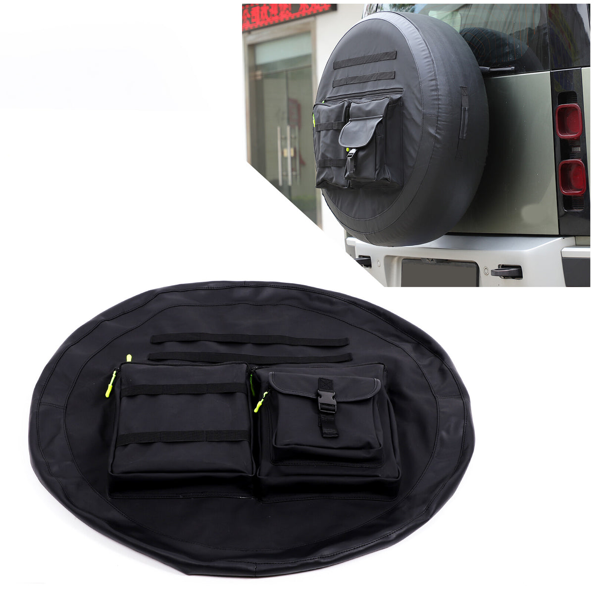 Spare Tire Wheel Protective Protection Cover For Land Rover Defender L663 2020+ 14