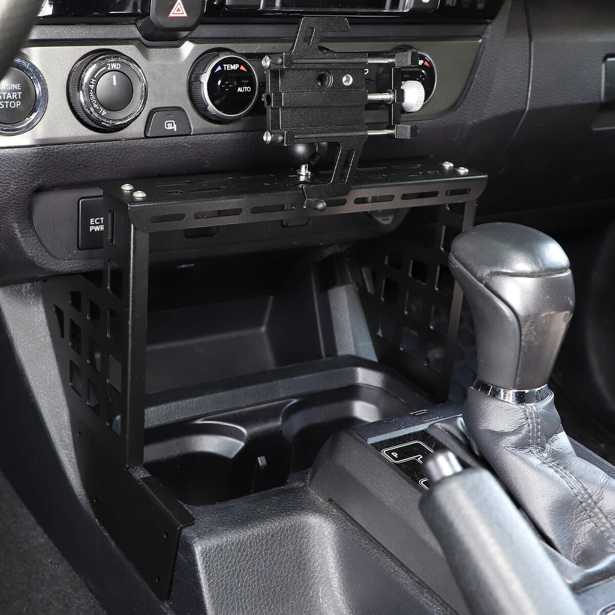 Central Console Multi-functional Cell Phone Holder Bracket For Tacoma 2016-23 4